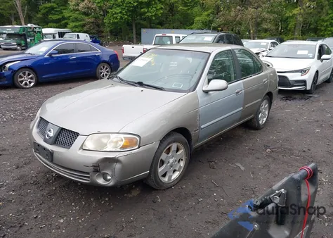 2006 Nissan Sentra 1.8S z USA, uszkodzony, nr VIN 3N1CB51D86L493088